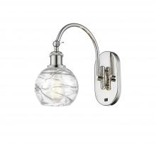 Innovations Lighting 518-1W-PN-G1213-6-LED - Athens Deco Swirl - 1 Light - 6 inch - Polished Nickel - Adjustable Swing Arm