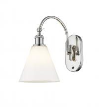 Innovations Lighting 518-1W-PN-GBC-81-LED - Berkshire - 1 Light - 8 inch - Polished Nickel - Adjustable Swing Arm