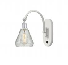 Innovations Lighting 518-1W-WPC-G275-LED - Conesus - 1 Light - 6 inch - White Polished Chrome - Adjustable Swing Arm