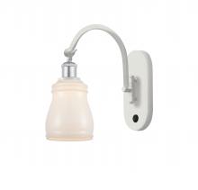 Innovations Lighting 518-1W-WPC-G391-LED - Ellery - 1 Light - 5 inch - White Polished Chrome - Adjustable Swing Arm
