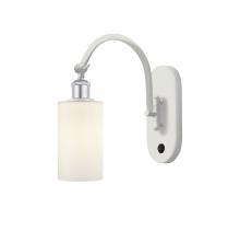 Innovations Lighting 518-1W-WPC-G801-LED - Clymer - 1 Light - 4 inch - White Polished Chrome - Adjustable Swing Arm