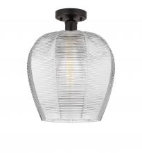 Innovations Lighting 616-1F-OB-G462-12 - Norfolk - 1 Light - 12 inch - Oil Rubbed Bronze - Semi-Flush Mount