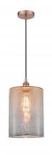 Innovations Lighting 616-1P-AC-G116-L-LED - Cobbleskill - 1 Light - 9 inch - Antique Copper - Cord hung - Mini Pendant