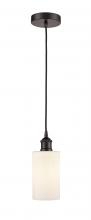 Innovations Lighting 616-1P-OB-G801-LED - Clymer - 1 Light - 4 inch - Oil Rubbed Bronze - Cord hung - Mini Pendant