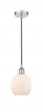 Innovations Lighting 616-1P-PN-G101-LED - Belfast - 1 Light - 6 inch - Polished Nickel - Cord hung - Mini Pendant
