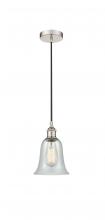 Innovations Lighting 616-1P-PN-G2812-LED - Hanover - 1 Light - 6 inch - Polished Nickel - Cord hung - Mini Pendant