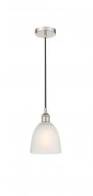 Innovations Lighting 616-1P-PN-G381-LED - Castile - 1 Light - 6 inch - Polished Nickel - Cord hung - Mini Pendant