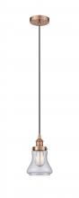 Innovations Lighting 616-1PH-AC-G194-LED - Bellmont - 1 Light - 6 inch - Antique Copper - Cord hung - Mini Pendant