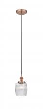 Innovations Lighting 616-1PH-AC-G302-LED - Colton - 1 Light - 6 inch - Antique Copper - Cord hung - Mini Pendant