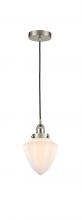 Innovations Lighting 616-1PH-SN-G661-7-LED - Bullet - 1 Light - 7 inch - Brushed Satin Nickel - Cord hung - Mini Pendant