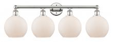 Innovations Lighting 616-4W-PN-G121-8 - Athens - 4 Light - 35 inch - Polished Nickel - Bath Vanity Light