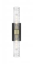 Innovations Lighting 617-2W-BAB-G617-11DE - Boreas - 2 Light - 24 inch - Black Antique Brass - Bath Vanity Light