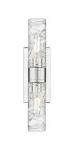 Innovations Lighting 617-2W-PN-G617-8DE - Boreas - 2 Light - 18 inch - Polished Nickel - Bath Vanity Light