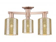 Innovations Lighting 716-3F-AC-G116 - Cobbleskill - 3 Light - 23 inch - Antique Copper - Semi-Flush Mount