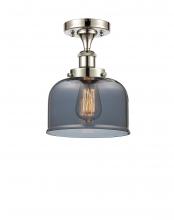 Innovations Lighting 916-1C-PN-G73-LED - Bell - 1 Light - 8 inch - Polished Nickel - Semi-Flush Mount