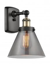 Innovations Lighting 916-1W-BAB-G43-LED - Cone - 1 Light - 8 inch - Black Antique Brass - Sconce