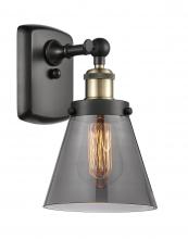 Innovations Lighting 916-1W-BAB-G63-LED - Cone - 1 Light - 6 inch - Black Antique Brass - Sconce