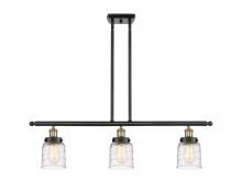 Innovations Lighting 916-3I-BAB-G513-LED - Bell - 3 Light - 36 inch - Black Antique Brass - Stem Hung - Island Light