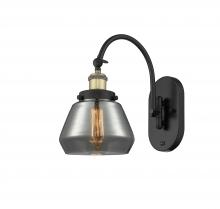 Innovations Lighting 918-1W-BAB-G173-LED - Fulton - 1 Light - 7 inch - Black Antique Brass - Adjustable Swing Arm