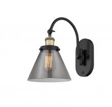 Innovations Lighting 918-1W-BAB-G43-LED - Cone - 1 Light - 8 inch - Black Antique Brass - Adjustable Swing Arm