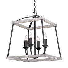 Golden 3184-4P NB-GH - Teagan 4 Light Pendant