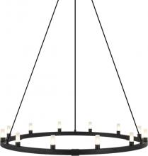 Matteo Lighting C75212MB - Cascadian Matte Black Chandelier