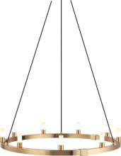 Matteo Lighting C75209AG - Cascadian Aged Gold Brass Chandelier