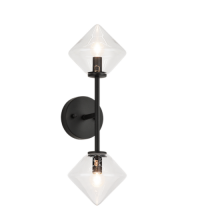 Matteo Lighting W81742BKCL - Novo Black Wall Sconce