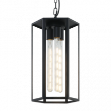 Matteo Lighting C64503MB - Creed Matte Black Pendant