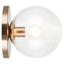Matteo Lighting WX06011AGCL - Cosmo Aged Gold Brass Wall Sconce / Ceiling Mount