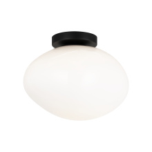 Matteo Lighting WX63611BKOP - Melotte Black Wall Sconce / Ceiling Mount