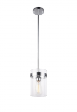 Matteo Lighting C78401CH - Zale Chrome Pendant