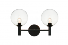 Matteo Lighting S06002BKCL - Cosmo Black Wall Sconce