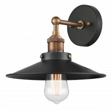 Matteo Lighting W46111AGBK - Bulstrode's Workshop Aged Gold Brass Wall Sconce