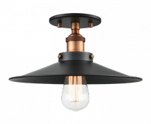 Matteo Lighting X46112AGBK - Bulstrode's Workshop Aged Gold Brass Ceiling Mount