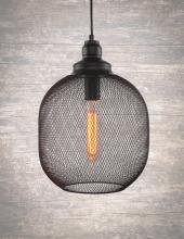 Toltec Company 1806-MB - Plexus Pendant Shown In Matte Black Finish