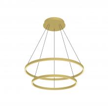 Kuzco Lighting CH87832-BG - Cerchio 32-in Brushed Gold LED Chandeliers
