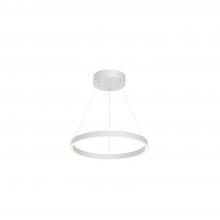 Kuzco Lighting PD87118-WH - Cerchio 18-in White LED Pendant