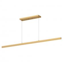 Kuzco Lighting LP10356-BG-2700K - Vega 56-in Brushed Gold LED Linear Pendant (2700K)