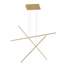 Kuzco Lighting MP18203-BG - Vega Minor 3 Head Brushed Gold LED Multi Pendant