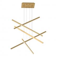 Kuzco Lighting MP10305-BG - Vega 5 Head Brushed Gold LED Multi Pendant