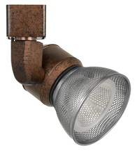 CAL Lighting HT-888RU-MESHBS - 6.25" Height Metal Track Head in Rust Finish