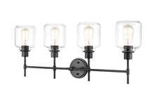 Millennium 6944-MB - Asheville 4-Light Vanity Matte Black