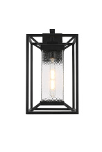 Elegant OD329W17BK - Willington 9.5 inch Outdoor Wall sconce in Black