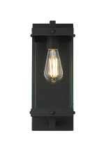 Elegant OD408W15BK - Julien 6 inch Outdoor Wall Sconce in Black