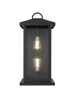 Elegant OD411W21BK - Neil 10 inch Outdoor Wall Sconce in Black