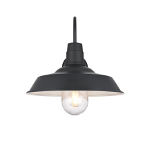 Elegant OD415W21BK - Rayan 14 inch Outdoor Wall Sconce in Black