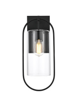 Elegant OD811W20BK - Jaxson 8 inch Outdoor Wall sconce in Black