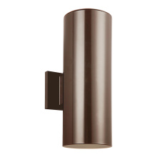 Visual Comfort & Co. Studio Collection 8313902EN3-10 - Outdoor Cylinders Large Two Light Outdoor Wall Lantern