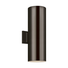 Visual Comfort & Co. Studio Collection 8413997S-10 - Outdoor Cylinders Large 2 LED Wall Lantern